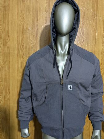 Upcycled Carhartt hoodie jacket