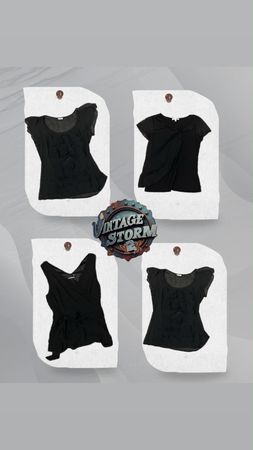 Y2K Urban Grace Poly Blouse