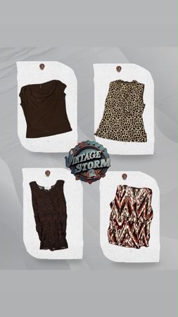 Y2K Retro Muse Poly Blouse