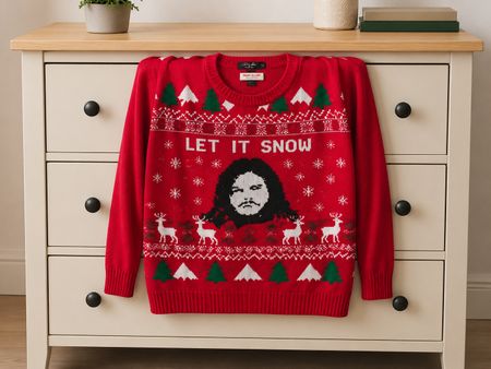 Verwendeter originaler Weihnachts-Pullover