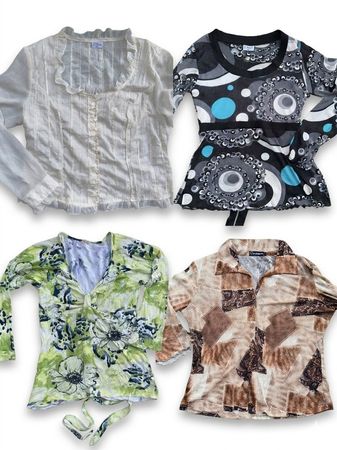 Y2K full sleep blouse 12 pcs