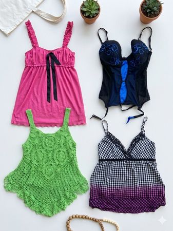 Y2K cmai tops 12 pcs
