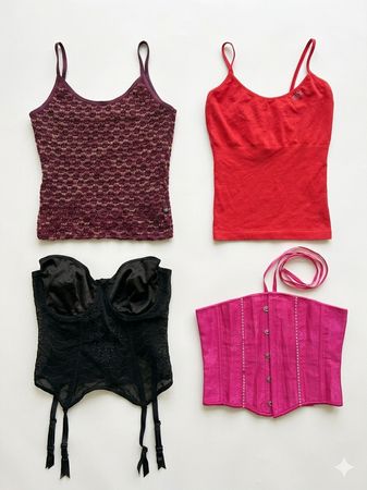 Y2K cmai tops 12 pcs