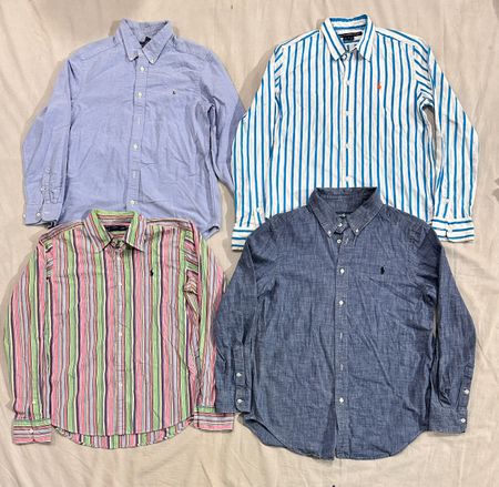 Chemises à col boutonné Ralph Lauren (taille garçons) (646)