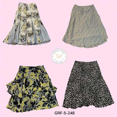 Chic Everyday Poly Skirt – Lightweight & Stylish Fit (GRF-5-248)
