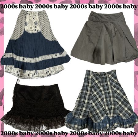 Cottage core girl skirts-134