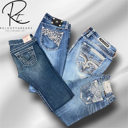 RT 1528 Mix Brand Straight Jeans