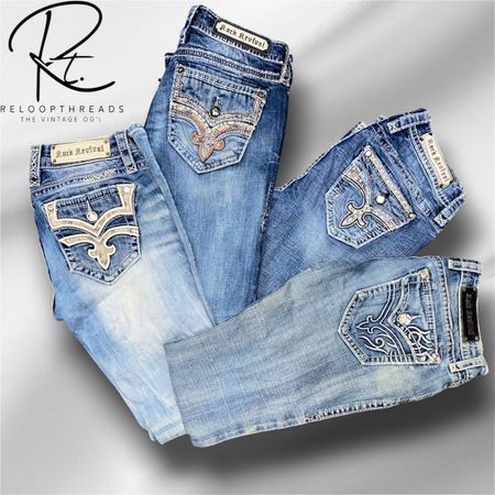RT 1529 Rock Revival Straight Jeans