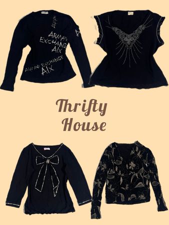 Just £4PP; Y2K Whimsigoth Top(TH/456)