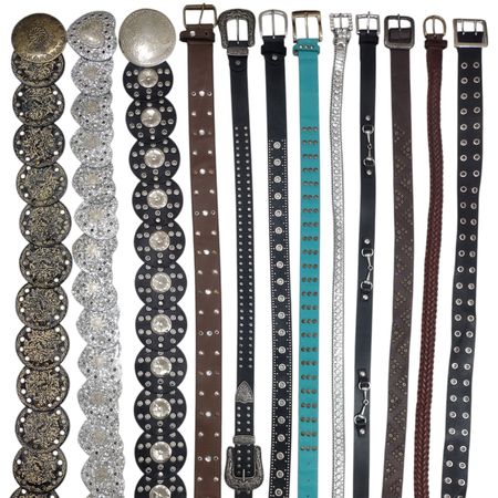 Y2K Aesthetic Belts Bundle