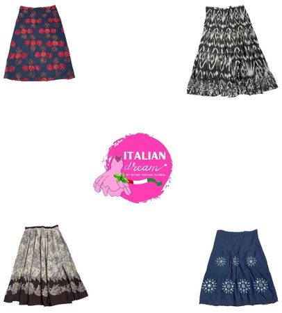 Y2K earthy tone cotton skirts