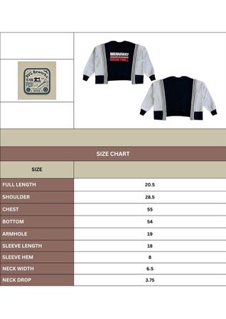 Upcycled Panelled Sports Baggy Sweatshirt