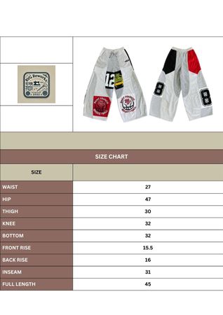 Upcycled Super Baggy Jersey Panelled Sweatpants