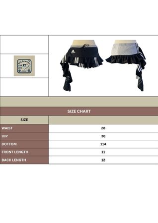 Upcycled Adidas Corset & Ruffle Mini Skirt Set