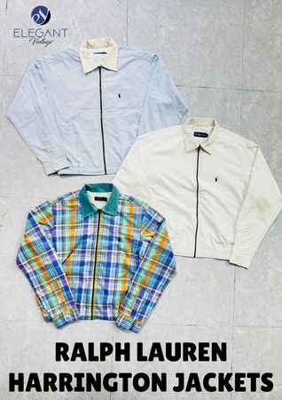 UPCYCLED Ralph Lauren Polo Harrington Jackets - EVR0671
