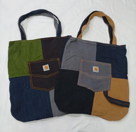 CR8883 UPCYCLED CARHARTT BAGS