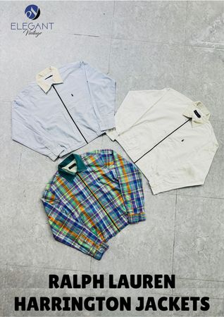 UPCYCLED Ralph Lauren Polo Harrington Jackets - EVR0672