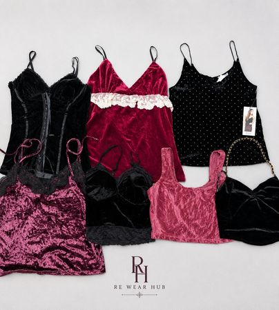 Top in velluto moda