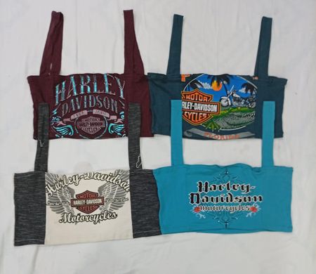 CR8888 UPCYCLED CROP TOPS