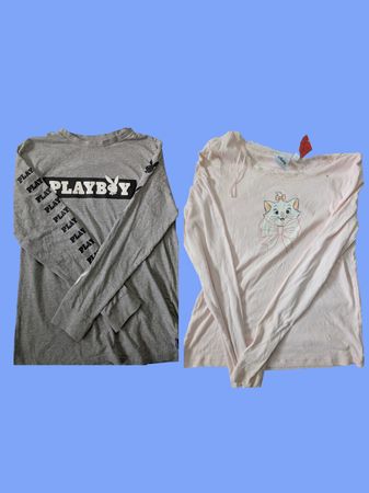 Casual/Trendy: Playboy Graphic Long Sleeve