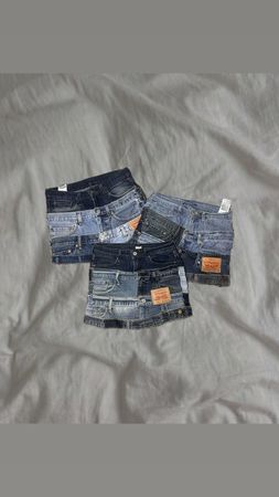 Upcycled Levi’s Belted Skirts