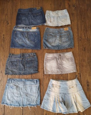 Y2K Vintage Denim Skirts Bundle (VM-03)