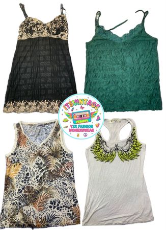 Y2k lace camis