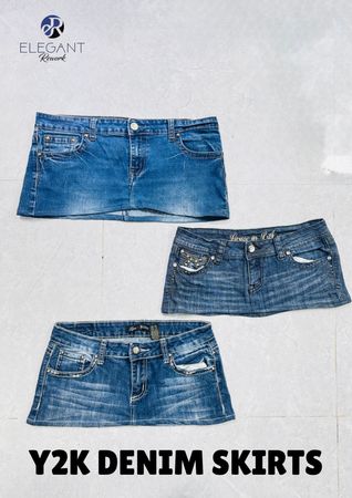 Jupes en denim Y2K RECYCLÉES - EVR0666