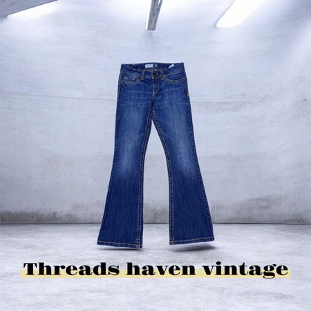 TH# 023 Hollister / Abercrombie & Fitch  Unisex  Slim Fit Blue Denim Jeans – Casual Everyday Wear