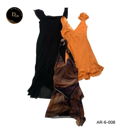 Y2K Inspired Poly Dress – Cute Casual Streetwear Style (AR-6-008)