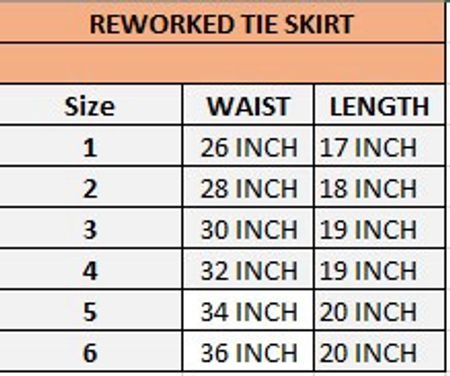 Upcycle Tie Skirts (DV -06)