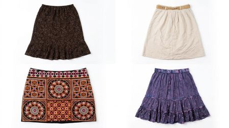 Jupes midi cargo Y2K 12 pièces