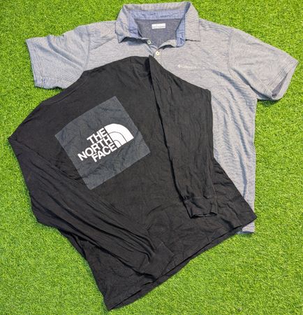 6015 - The North Face, Columbia Halb- und Langarm-T-Shirts