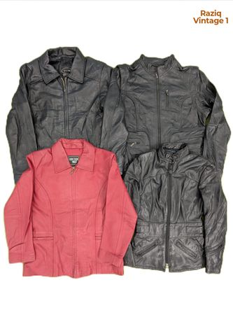 💥 RV3697 Leather & Faux Zipper Jackets