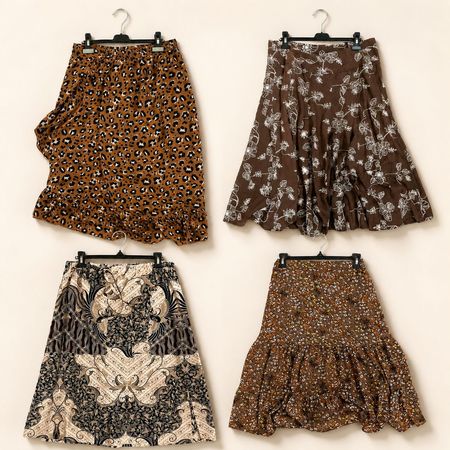 Y2k Rustic Bloom Skirts