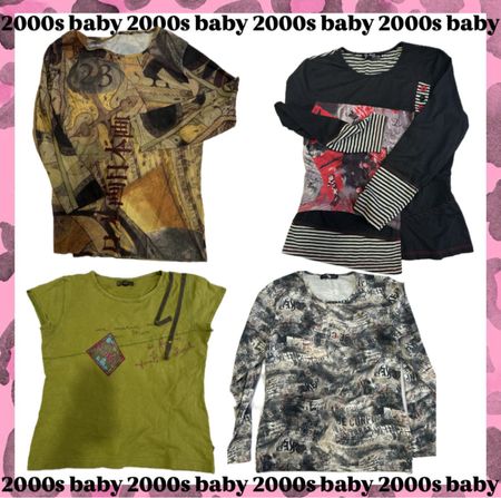 Euro x graphic mix tops-132
