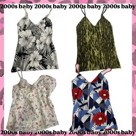 Hot Girl y2k cami Top-130