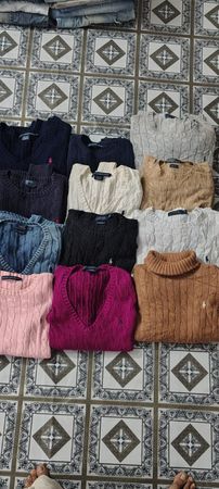 Polo ralph lauren cable knite sweater long sleeve