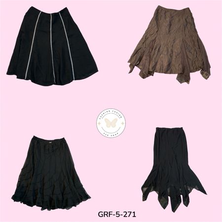 Black Bodycon Skirt – Sleek Slim Fit Clubwear Style (GRF-5-271)