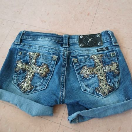 Shorts rock revival true religion Miss me