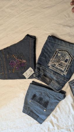 Y2K Mini Jeans-Shorts