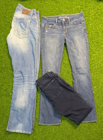 6036 - Unbranded gerade und Flare Jeans