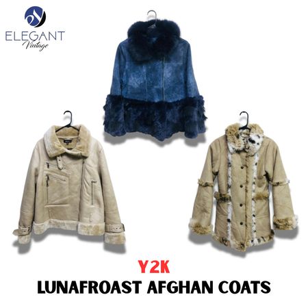 Y2K Lunafrost Afghan Coat - EV1080