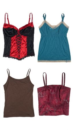 Y2K cami tops