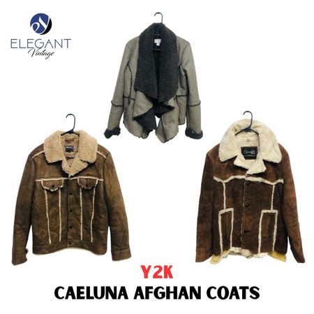 Y2K Caeluna  Afghan Coats - EV1082