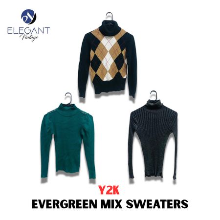 Y2K Evergreen Mix Sweaters - EV1094