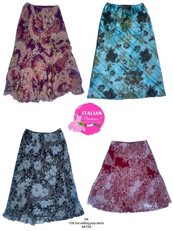 Y2k hot selling poly skirts