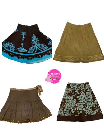 Y2K grunge core cotton skirts