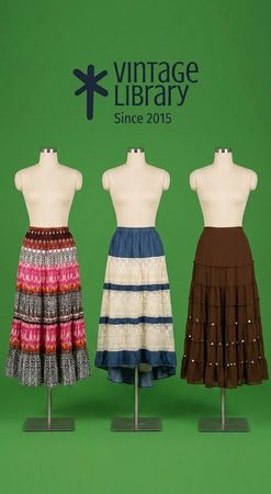 Y2K long Maxi Skirt VL20