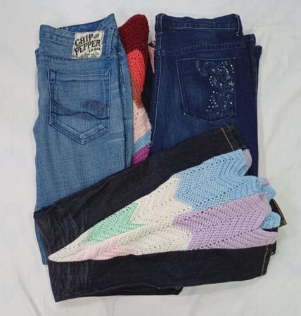 CR8944 UPCYCLED STYLE JEANS